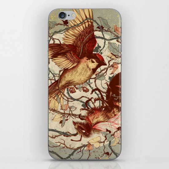 Honey & Sorrow (grey) iPhone & iPod Skin