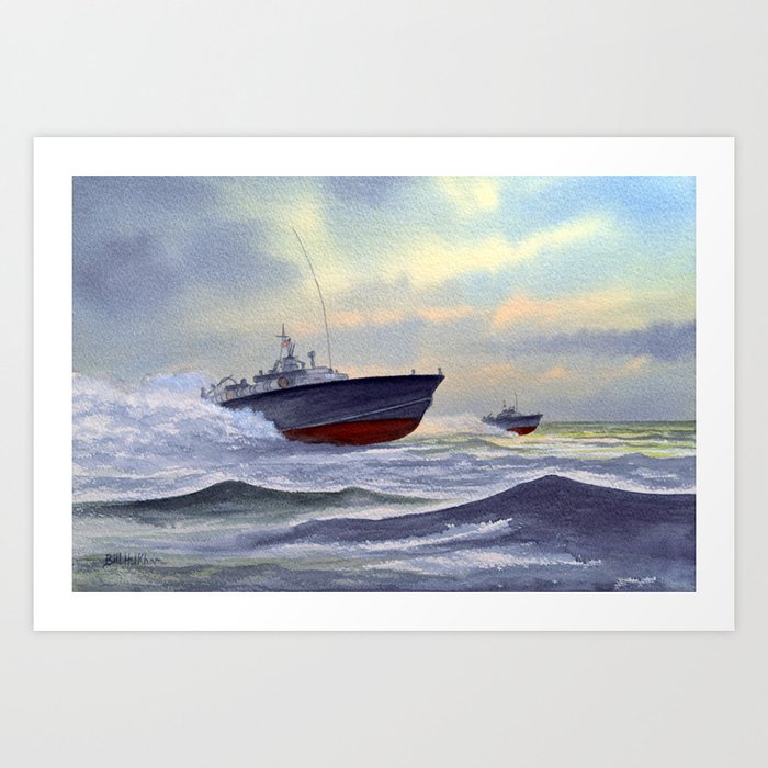 USN Torpedo Patrol Boats Art Print