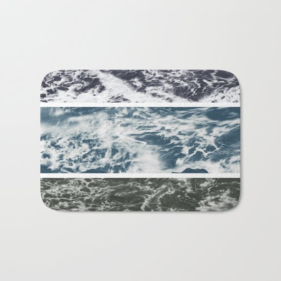 SaltWater Tryptych Variation II Bath Mat