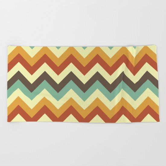 Zigzag Beach Towel