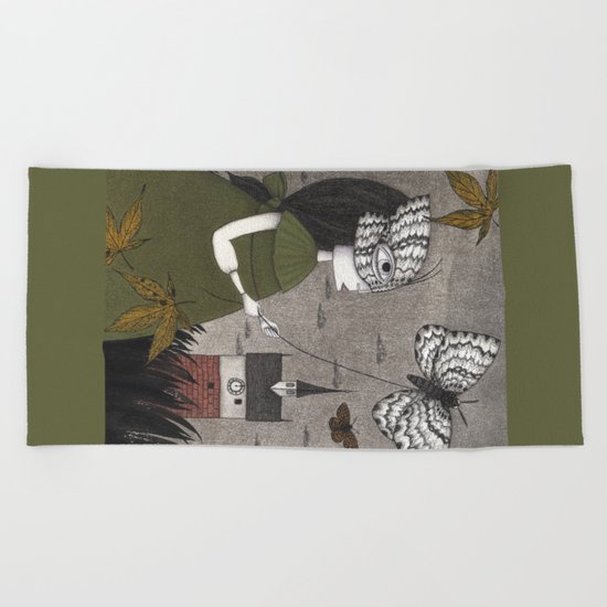 Oda (An All Hallows' Eve Tale) Beach Towel