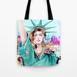Lady Liberty Tote Bag