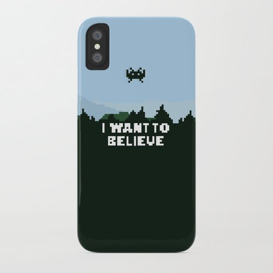 i want to believe. iPhone Case