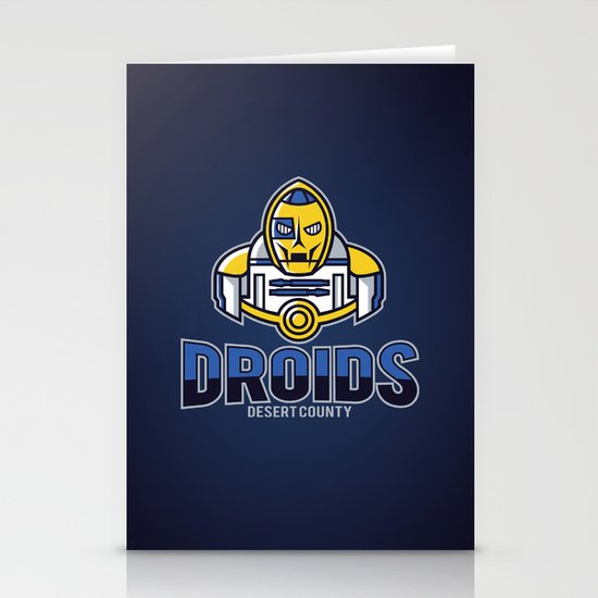 Desert County Droids - Navy Stationery Cards