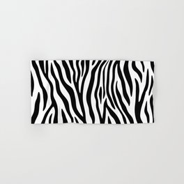 Zebra stripes background. Hand & Bath Towel