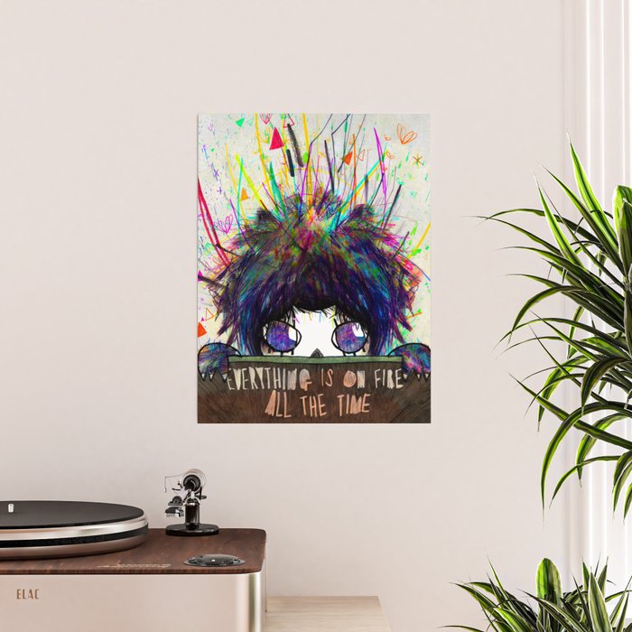Wild Thing Society6 by wirrow | Poster