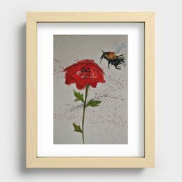 Little Bumblebee Recessed Framed Print