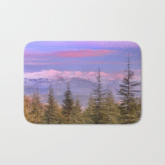 "At the mountains" Bath Mat