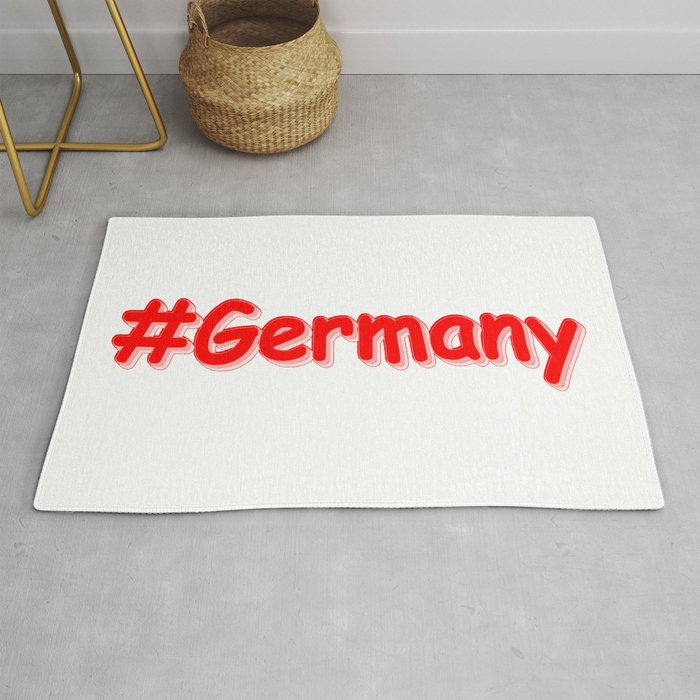 "#Germany" Cute Design. Buy Now Rug