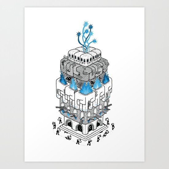 The Temple Art Print