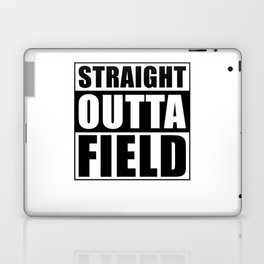 Fielder Gift Straight Outta Field Laptop Skin