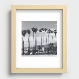 California Palms Recessed Framed Print