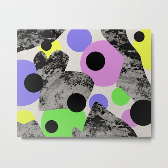 Pastels and Textures Metal Print