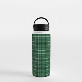 plaid to see you_green Water Bottle