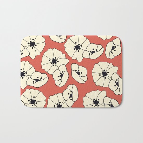 Retro bloom 004 Bath Mat
