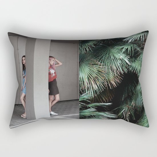 Concrete Jungle Rectangular Pillow