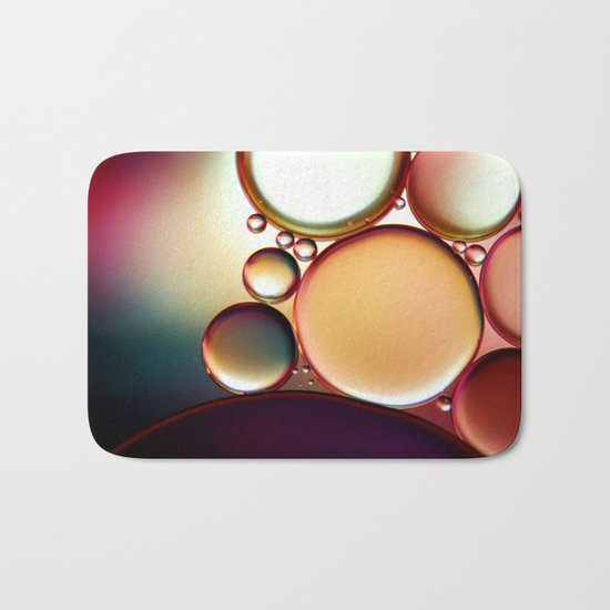 Oil On Water Colourful Bath Mat