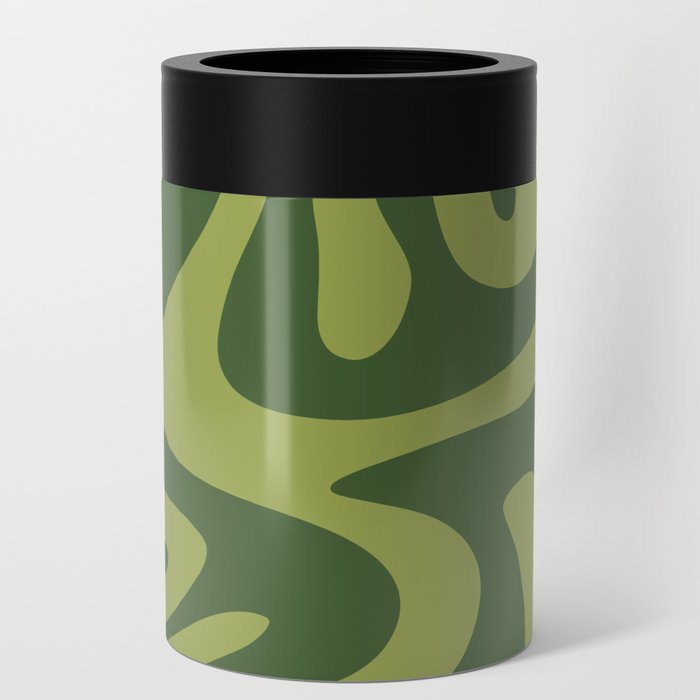 25 Abstract Liquid Swirly Shapes 220802 Valourine Digital Design  Can Cooler
