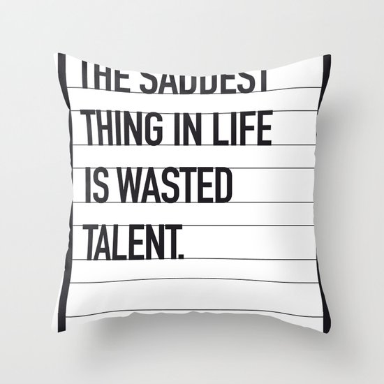 My Bronx Tale Movie Quote poster Throw Pillow