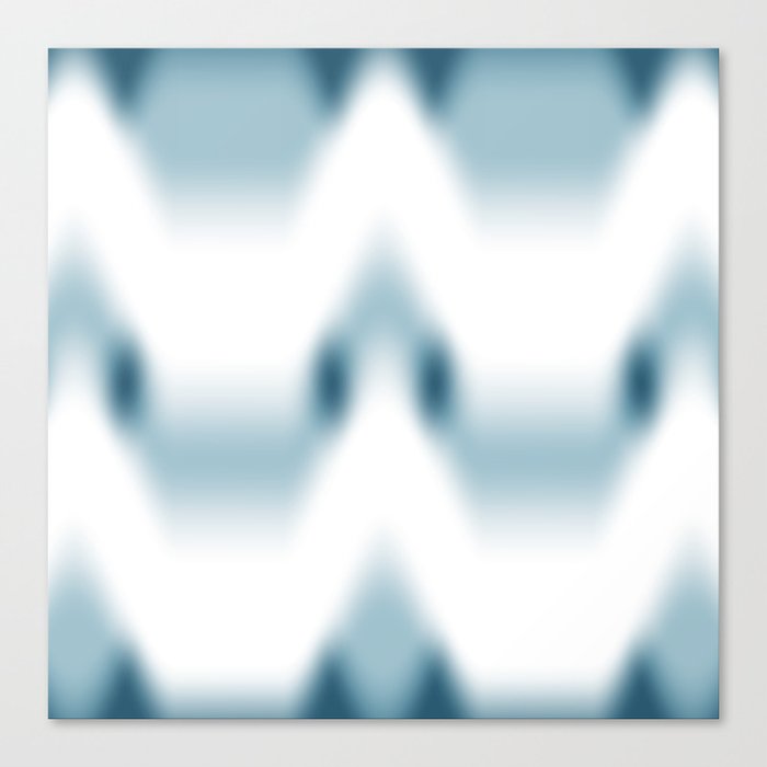 Soft Blue Dyed Fabric | Canvas Print
