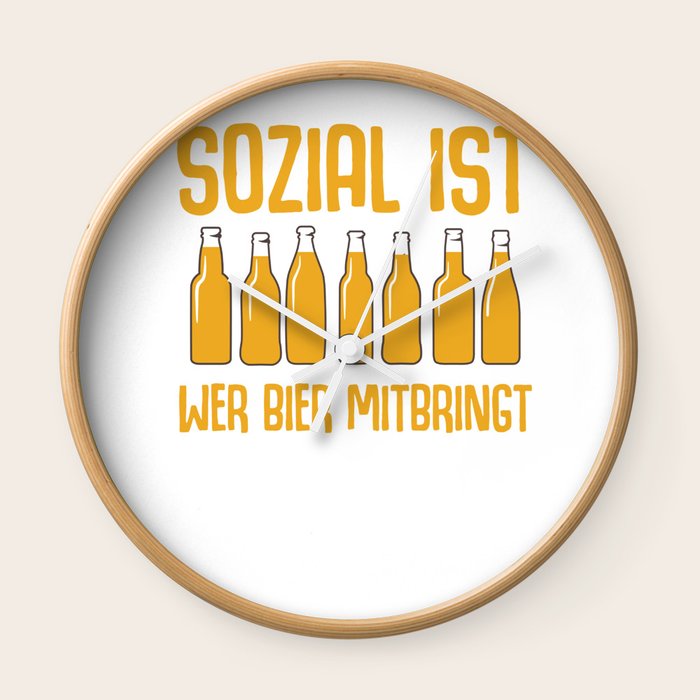 Beer Hops Malt Bottle Of Booze Funny Gift Wall Clock By Mrniceguy83 Society6 See more ideas about humor, booze, funny quotes. society6