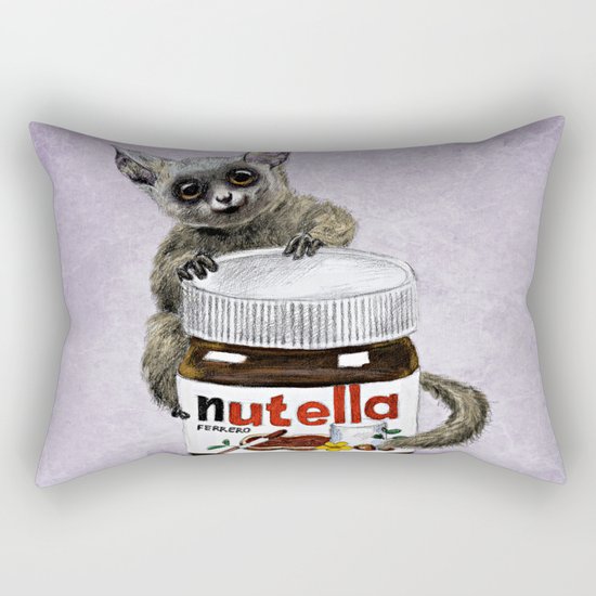 Sweet aim // galago and nutella Rectangular Pillow