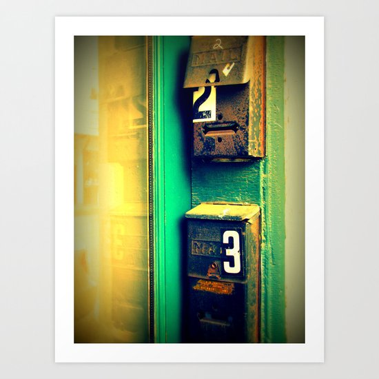 mailboxes Art Print