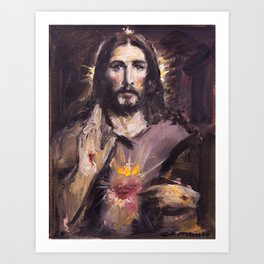 Cor Jesu Sacratissimum II Art Print