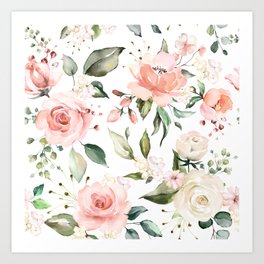 Watercolor Flower Art Prints For Any Decor Style | Society6
