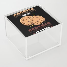 Cookies are my partner in Crime Acrylic Box