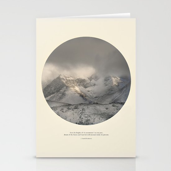 love the mountains... Stationery Cards