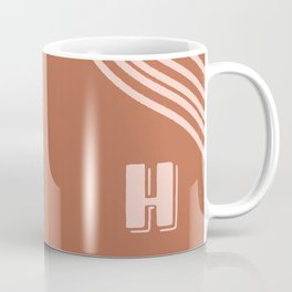 Letter 'H' Stationery Coffee Mug
