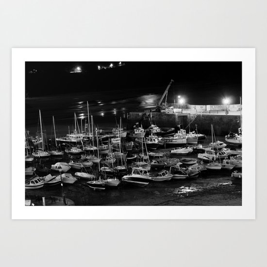 those boats look drunk. Art Print