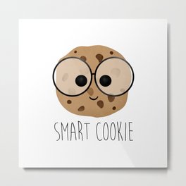 Smart Cookie Metal Print | Giftforteacher, Teach, Teaching, Teachers, Babydecor, Drawing, Teacher, Cartoon, Cookie, School 