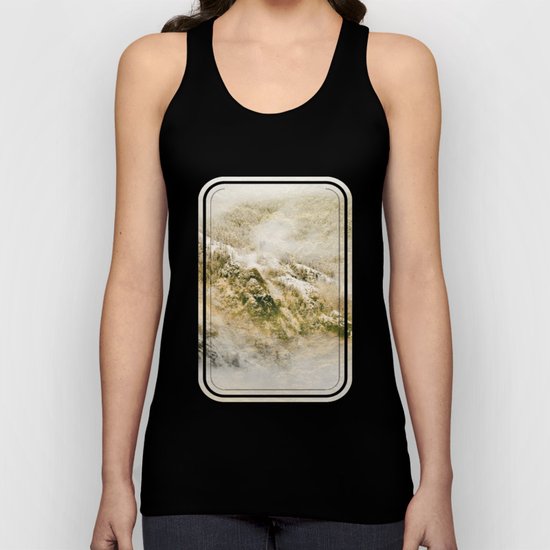 Golden Winter Forest 3 Unisex Tank Top