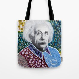 Einstein Painting Tote Bag