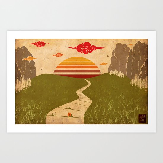 One of Seven Art Print