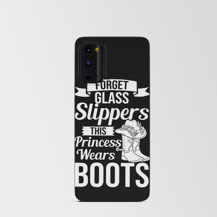 Cowgirl Boots Quotes Party Horse Android Card Case