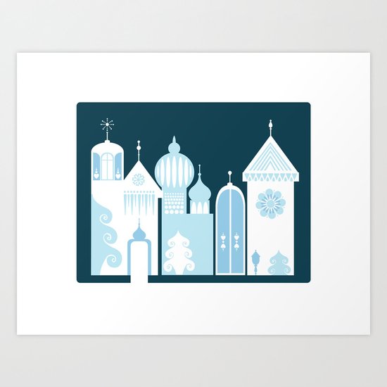 The Ice Castle Art Print