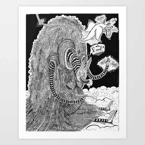 R.I.Puppy Art Print