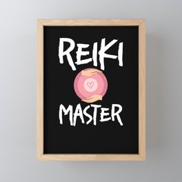 Reiki Healer Energy Healing Music Master Stone Framed Mini Art Print