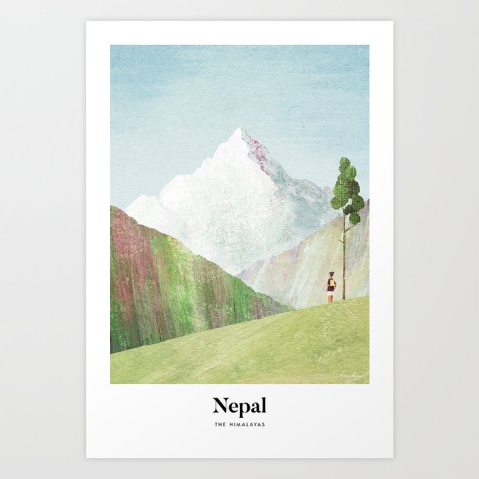 Nepal Art Print