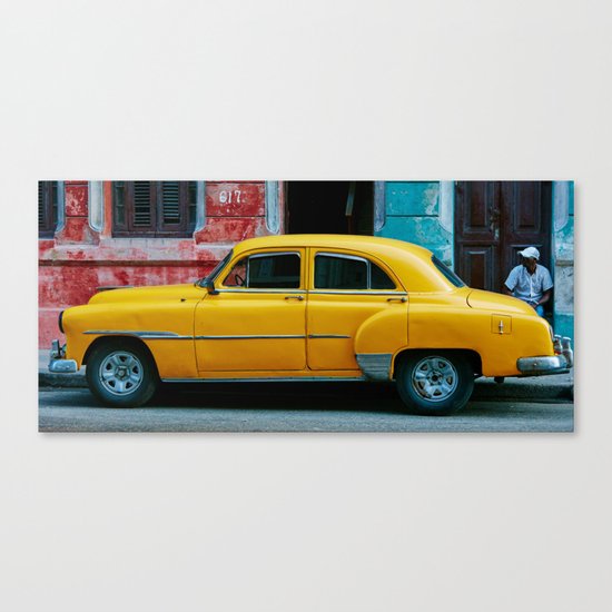Yellow Car 3 Canvas Print