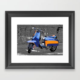 Lambretta Scooter Framed Art Print