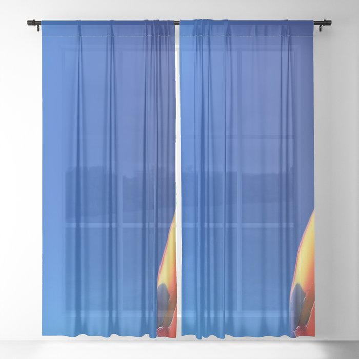 Miraculous Rare Paradise Bird Isolated UHD Sheer Curtain