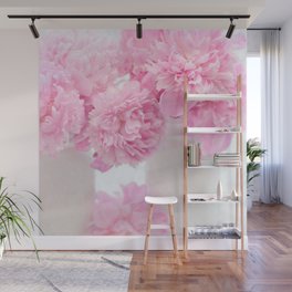 Blooming Wall PS036 Peel&Stick Removable Watercolor Muticolor Peony Self-Adhesive Prepasted Wallpaper Wall Mural 