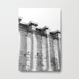 Hadrian's Library Columns #2 #wall #art #society6 Metal Print