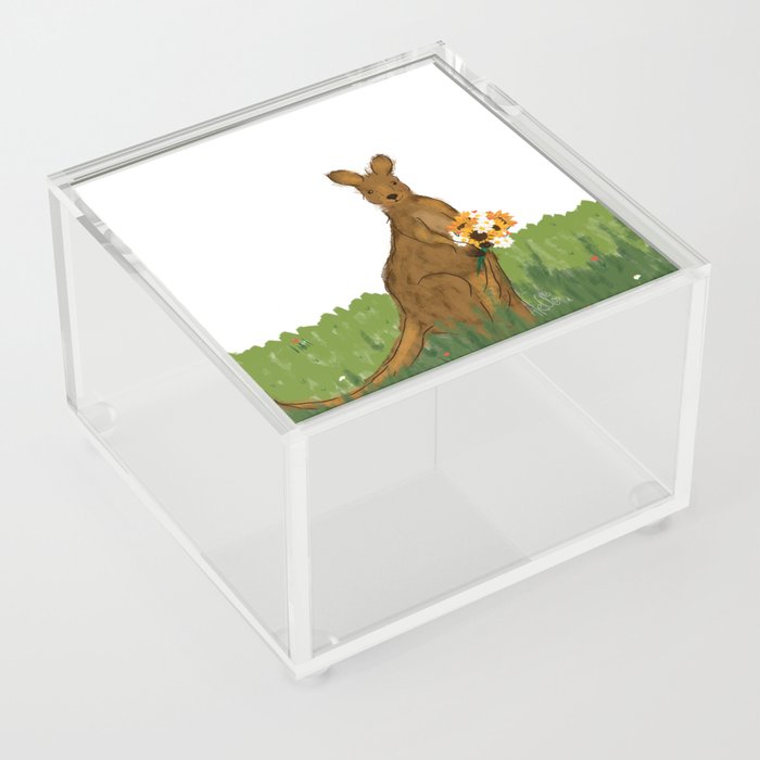 Kangaroo Aussie Oz Acrylic Box