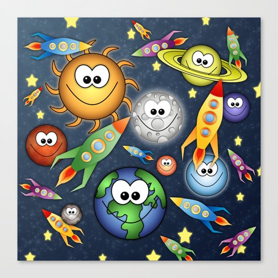 Solar Spaced Out. Canvas Print