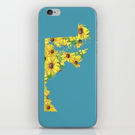 Maryland in Flowers iPhone Skin